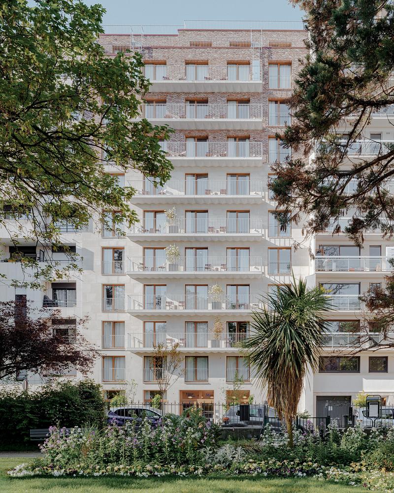 Press kit | 2001-07 - Press release | Rue de l’Église - Triptyque - Residential Architecture - Photo credit: Pierre-Romain Guedj