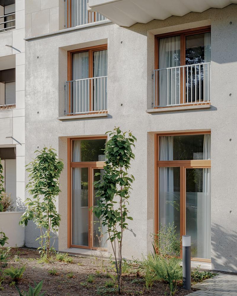 Press kit | 2001-07 - Press release | Rue de l’Église - Triptyque - Residential Architecture - Photo credit: Pierre-Romain Guedj