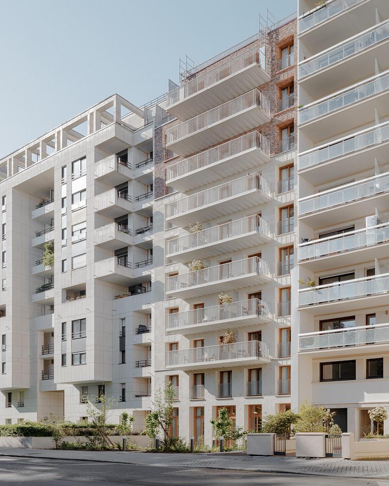 Press kit | 2001-07 - Press release | Rue de l’Église - Triptyque - Residential Architecture - Photo credit: Pierre-Romain Guedj