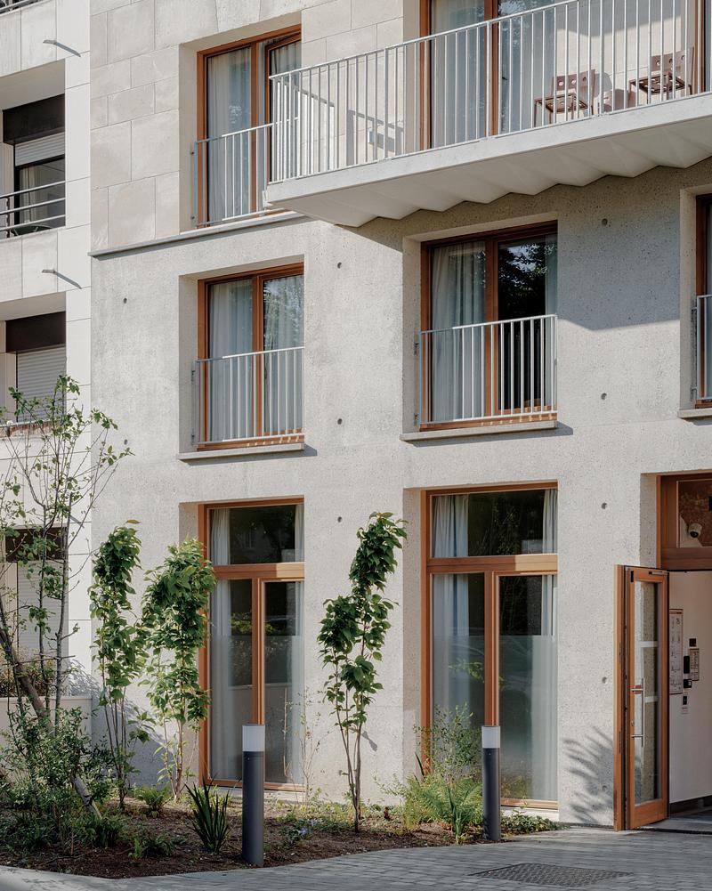 Press kit | 2001-07 - Press release | Rue de l’Église - Triptyque - Residential Architecture - Photo credit: Pierre-Romain Guedj
