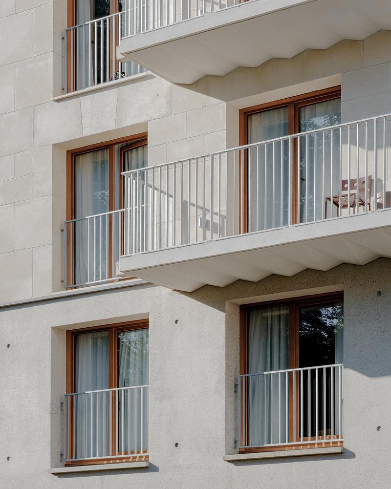 Press kit | 2001-07 - Press release | Rue de l’Église - Triptyque - Residential Architecture - Photo credit: Pierre-Romain Guedj