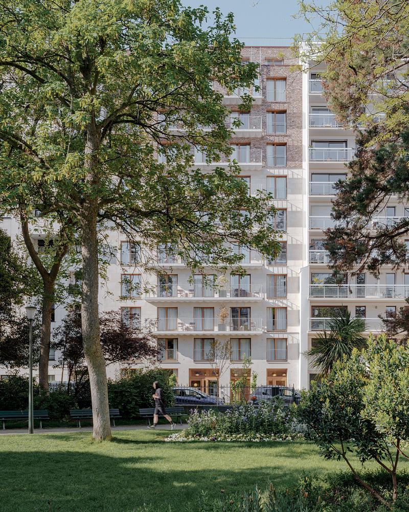 Press kit | 2001-07 - Press release | Rue de l’Église - Triptyque - Residential Architecture - Photo credit: Pierre-Romain Guedj
