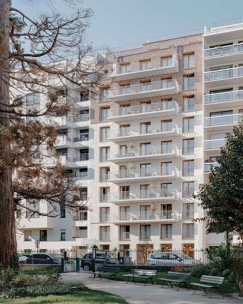 Press kit | 2001-07 - Press release | Rue de l’Église - Triptyque - Residential Architecture - Photo credit: Pierre-Romain Guedj