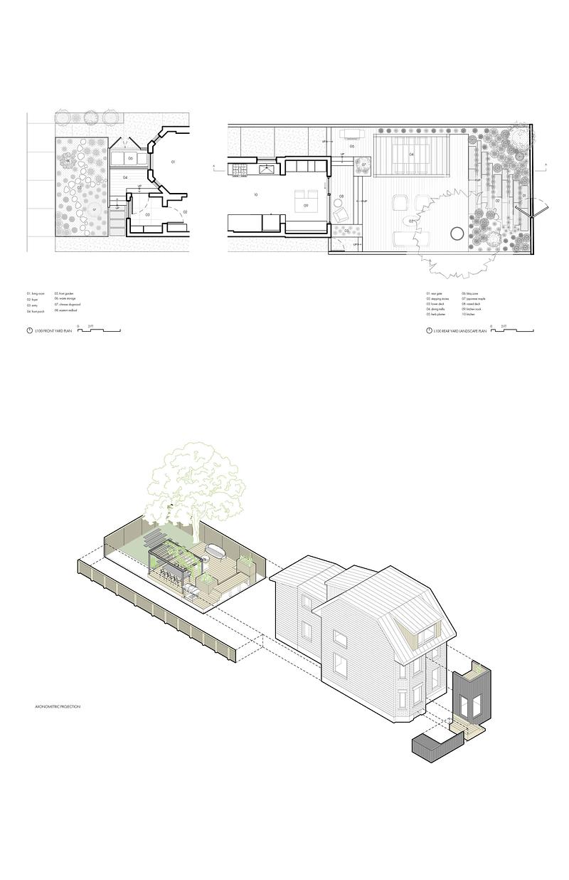 Press kit | 7516-04 - Press release | The Urban Garden I - Reign Architects - Landscape Architecture - Key Plan + Axonometric  - Photo credit: Rilley Snelling