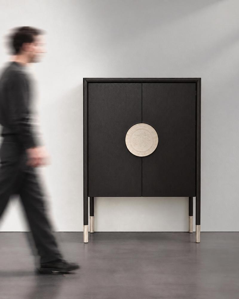 Press kit | 7948-02 - Press release | ARKOBJECT: Istanbul’s Craft Culture Takes Contemporary Form - ARKOBJECT - Art - Puduhepa Bar Cabinet by Marāu at ARKOBJECT, Istanbul. - Photo credit: Sinan Çırak