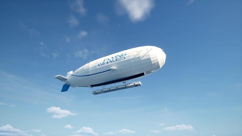 Press kit | 1132-13 - Press release | Figurr Architects Collective and FLYING WHALES Announce Business Partnership to hasten FLYING CARE in Quebec and Across Canada - Figurr Architects Collective - Commercial Architecture - FLYING WHALES LCA60T - Photo credit: FLYING WHALES