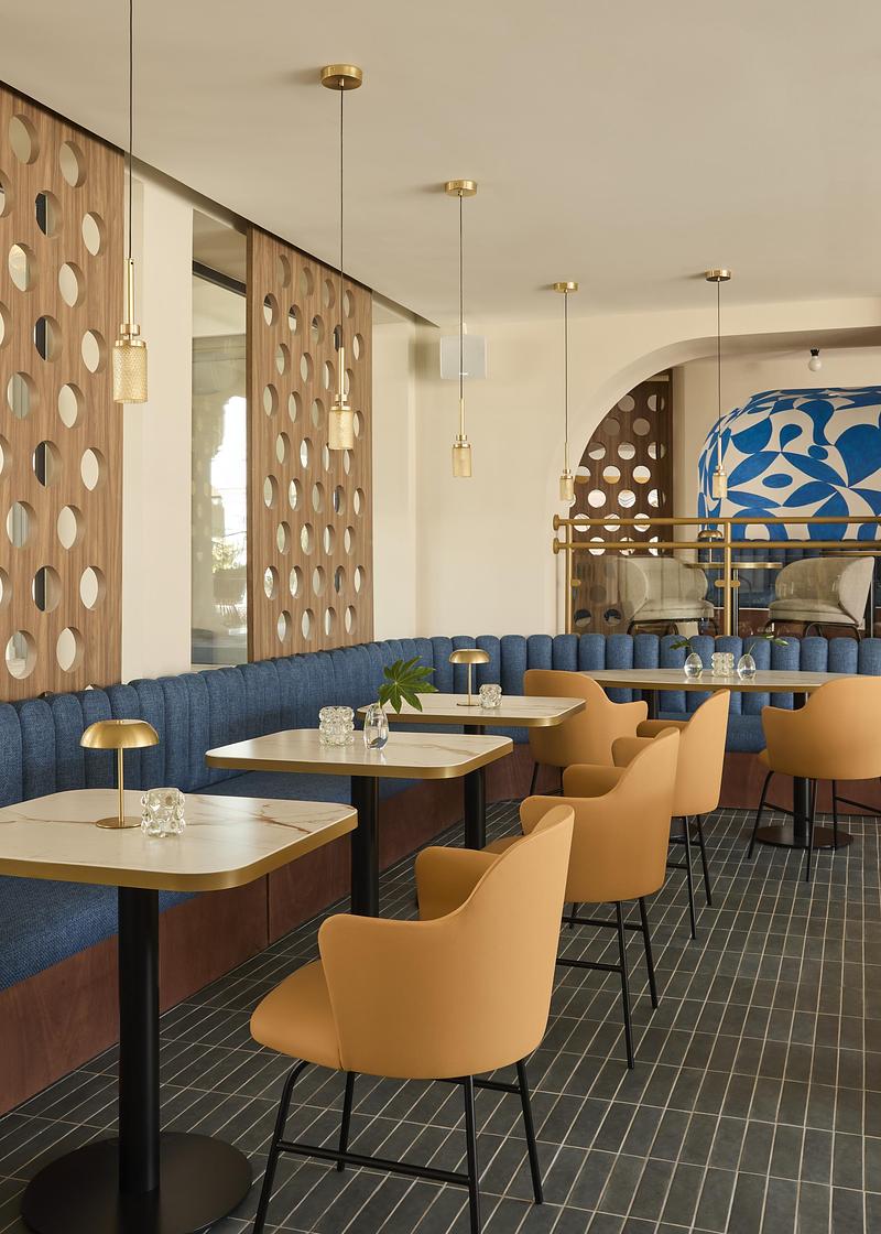 Dossier de presse | 3724-20 - Communiqué de presse | Azul Lounge Bar - EL EQUIPO CREATIVO - Design d’intérieur commercial - Crédit photo : Veerle Evens