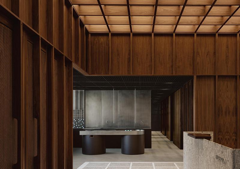 Dossier de presse | 1968-25 - Communiqué de presse | Architecture MasterPrize Names Its 2026 Winners - Farmani Group - Architecture commerciale - OAKV by Atelier Carle, AMP 2026 Interior Design of the Year - Crédit photo : Alex Lesage