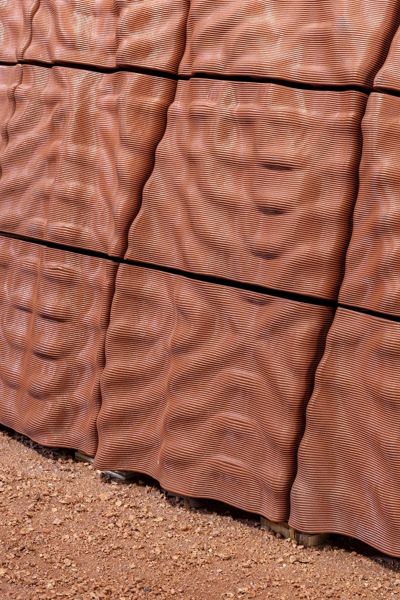 Press kit | 7968-01 - Press release | AENARA Realizes a Future Mars Habitat at Powerhouse Parramatta - AENARA - Event + Exhibition - Off-World Habitat Wall Section by AENARA, Detail - Photo credit:  JW Pictures