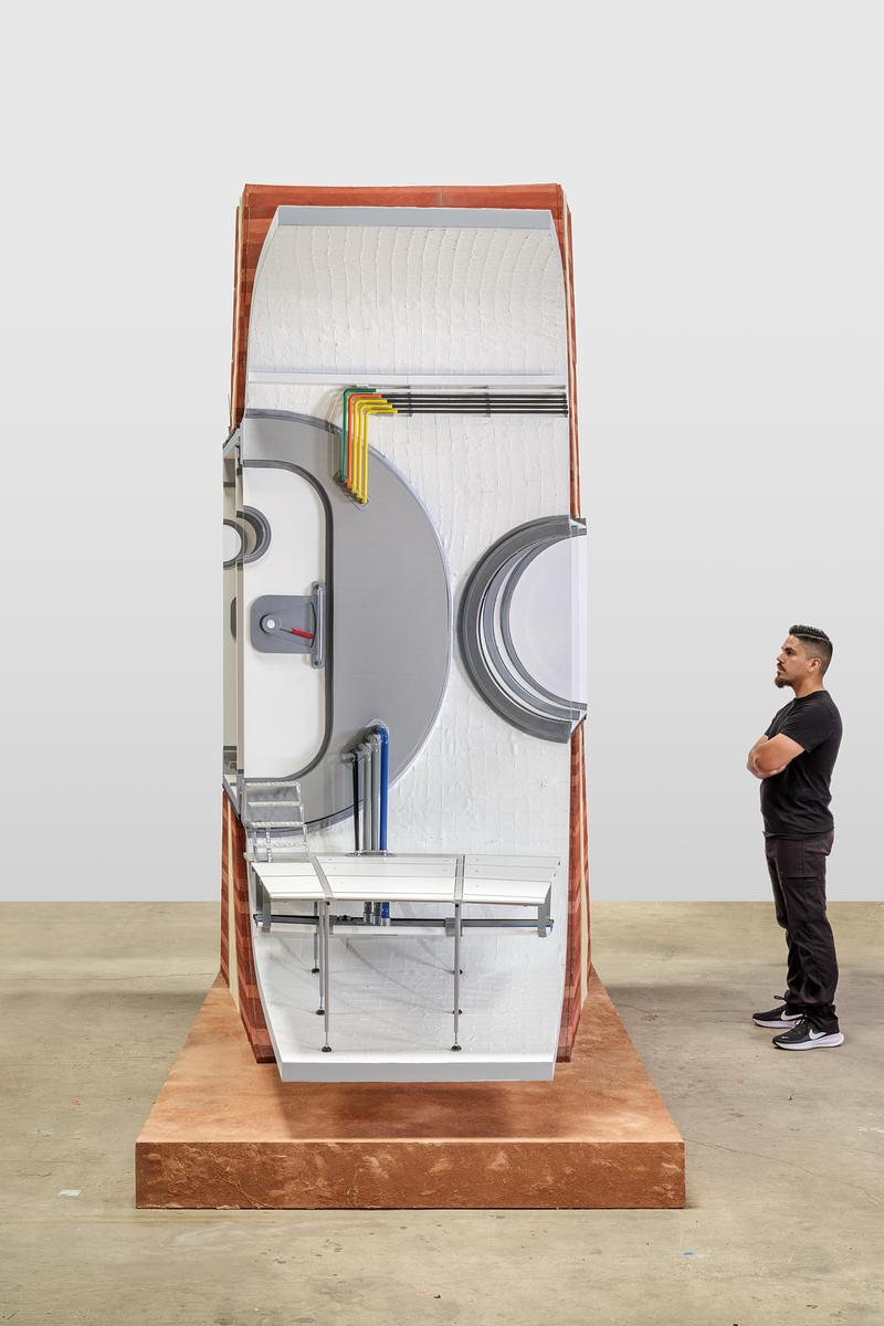 Press kit | 7968-01 - Press release | AENARA Realizes a Future Mars Habitat at Powerhouse Parramatta - AENARA - Event + Exhibition - Off-World Habitat Wall Section by AENARA, Inflatable  - Photo credit: JW Pictures