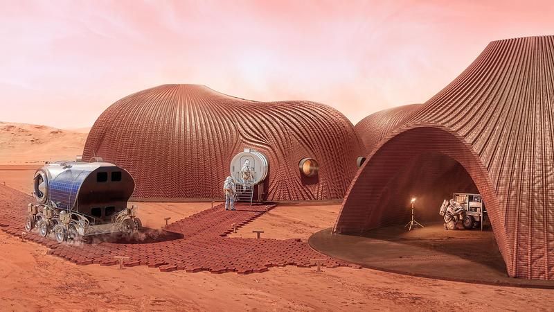 Press kit | 7968-01 - Press release | AENARA Realizes a Future Mars Habitat at Powerhouse Parramatta - AENARA - Event + Exhibition - Robotically Constructed Mars Habitat - Photo credit: AENARA