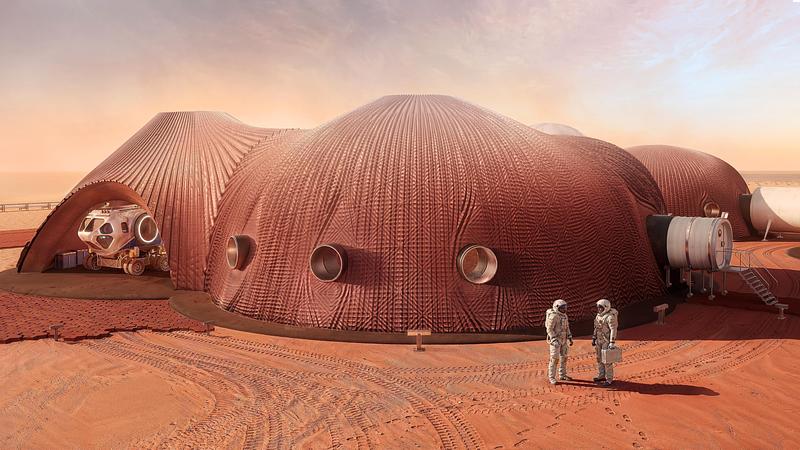 Press kit | 7968-01 - Press release | AENARA Realizes a Future Mars Habitat at Powerhouse Parramatta - AENARA - Event + Exhibition - Robotically Constructed Mars Habitat - Photo credit: AENARA