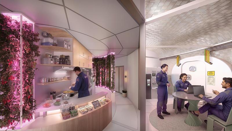 Press kit | 7968-01 - Press release | AENARA Realizes a Future Mars Habitat at Powerhouse Parramatta - AENARA - Event + Exhibition - Habitat Interior - Photo credit: AENARA