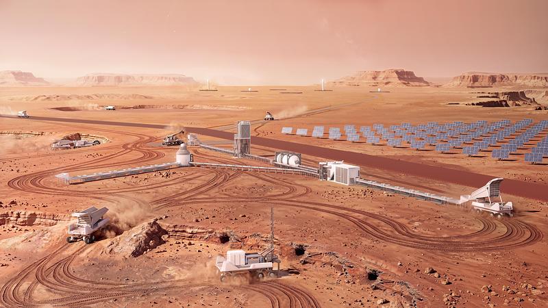 Press kit | 7968-01 - Press release | AENARA Realizes a Future Mars Habitat at Powerhouse Parramatta - AENARA - Event + Exhibition - In Situ Resource Utilization on Mars - Photo credit: AENARA