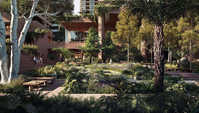 Press kit | 7929-02 - Press release | Ahead of the 2032 Olympics, Aria Unveils Sanctuary, South Brisbane - Aria Property Group - Residential Architecture - Photo credit: Sanctuary by Aria Property Group