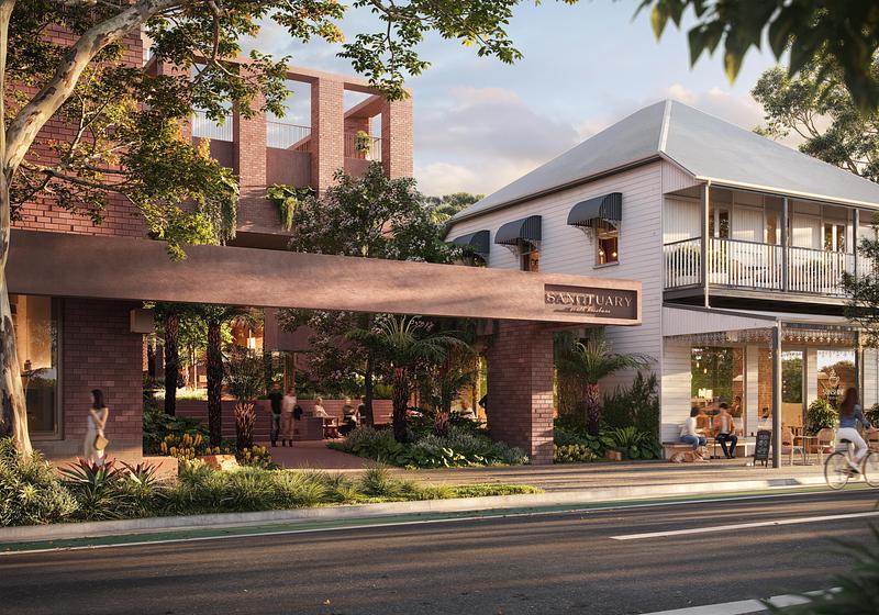 Press kit | 7929-02 - Press release | Ahead of the 2032 Olympics, Aria Unveils Sanctuary, South Brisbane - Aria Property Group - Residential Architecture - Photo credit: Sanctuary by Aria Property Group