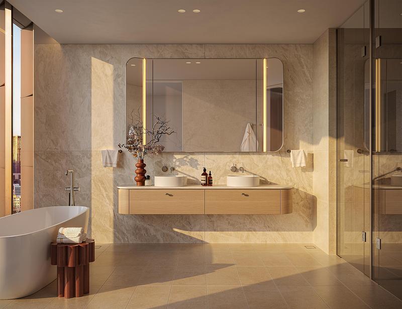 Press kit | 7929-02 - Press release | Ahead of the 2032 Olympics, Aria Unveils Sanctuary, South Brisbane - Aria Property Group - Residential Architecture - Photo credit: Sanctuary by Aria Property Group