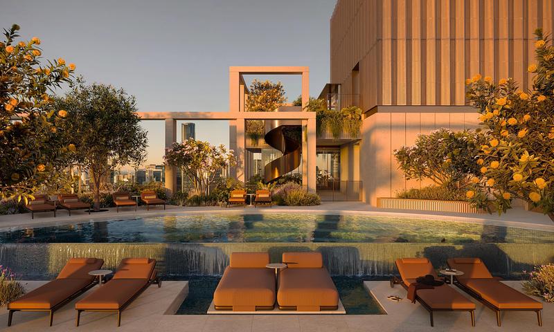 Press kit | 7929-02 - Press release | Ahead of the 2032 Olympics, Aria Unveils Sanctuary, South Brisbane - Aria Property Group - Residential Architecture - Photo credit: Sanctuary by Aria Property Group
