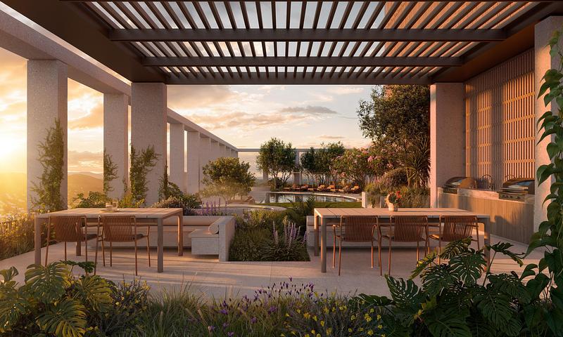 Press kit | 7929-02 - Press release | Ahead of the 2032 Olympics, Aria Unveils Sanctuary, South Brisbane - Aria Property Group - Residential Architecture - Photo credit: Sanctuary by Aria Property Group