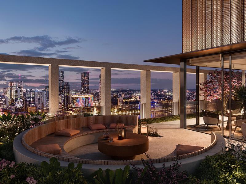 Press kit | 7929-02 - Press release | Ahead of the 2032 Olympics, Aria Unveils Sanctuary, South Brisbane - Aria Property Group - Residential Architecture - Photo credit: Sanctuary by Aria Property Group
