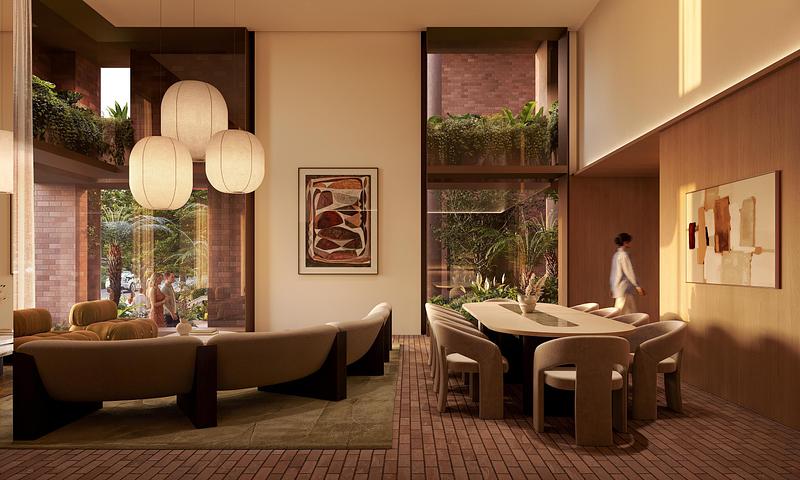 Press kit | 7929-02 - Press release | Ahead of the 2032 Olympics, Aria Unveils Sanctuary, South Brisbane - Aria Property Group - Residential Architecture - Photo credit: Sanctuary by Aria Property Group