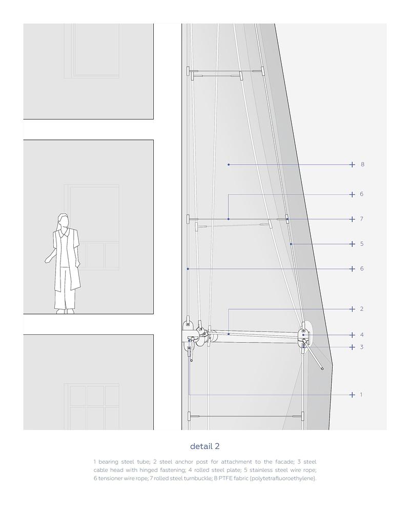 Press kit | 7779-02 - Press release | Tabakerka: A Project to Reconstruct the Facade Theater - .ket bureau - Commercial Architecture - ket_bureau_tabakerka_detail 2 - Photo credit: .ket bureau
