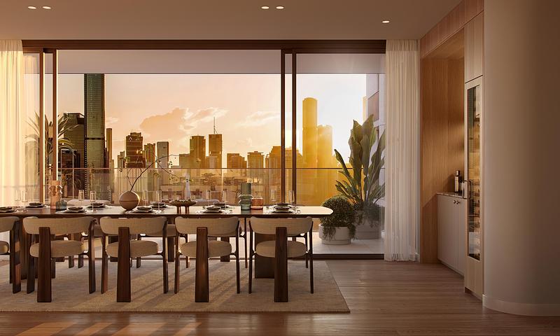 Press kit | 7929-02 - Press release | Ahead of the 2032 Olympics, Aria Unveils Sanctuary, South Brisbane - Aria Property Group - Residential Architecture - Photo credit: Sanctuary by Aria Property Group