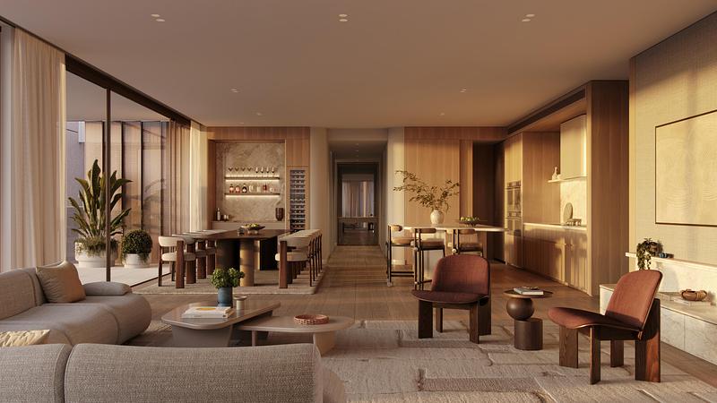 Press kit | 7929-02 - Press release | Ahead of the 2032 Olympics, Aria Unveils Sanctuary, South Brisbane - Aria Property Group - Residential Architecture - Photo credit: Sanctuary by Aria Property Group