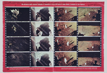 Dossier de presse | 756-01 - Communiqué de presse | Autres odyssées de l’espace - Centre Canadien d’Architecture (CCA) - Évènement + Exposition - Photomontages, croquis et récit créés par Alessandro Poli pour Architettura interplanetaria (Architecture interplanétaire), 1970-1971.&nbsp;<br>© Archivio Alessandro Poli. - Crédit photo : Antonio Quattrone