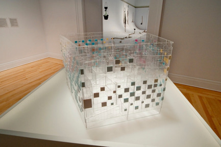 Dossier de presse | 756-01 - Communiqué de presse | Autres odyssées de l’espace - Centre Canadien d’Architecture (CCA) - Évènement + Exposition - Autres odyssées de l’espace : Greg Lynn, Michael Maltzan, Alessandro Poli. Vue de l'installation au CCA. - Crédit photo : © CCA, Montréal