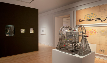 Dossier de presse | 756-01 - Communiqué de presse | Autres odyssées de l’espace - Centre Canadien d’Architecture (CCA) - Évènement + Exposition - Autres odyssées de l’espace : Greg Lynn, Michael Maltzan, Alessandro Poli. Vue de l'installation au CCA. - Crédit photo : © CCA, Montréal