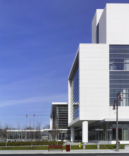 Dossier de presse | 787-01 - Communiqué de presse | Durham Consolidated Courthouse - WZMH Architects - Architecture institutionnelle - Crédit photo : Shai Gil