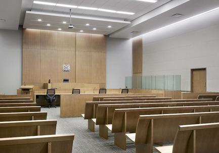 Dossier de presse | 787-01 - Communiqué de presse | Durham Consolidated Courthouse - WZMH Architects - Architecture institutionnelle - Crédit photo : Shai Gil