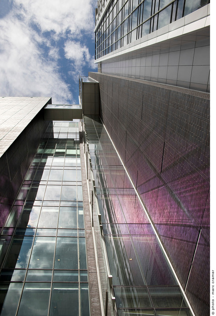 Dossier de presse | 602-09 - Communiqué de presse | Siège social de Quebecor - Groupe IBI-CHBA / Le Groupe Arcop architectes en consortium (Lemay) - Architecture commerciale - Crédit photo : Marc Cramer