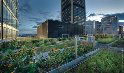 Dossier de presse | 602-09 - Communiqué de presse | Siège social de Quebecor - Groupe IBI-CHBA / Le Groupe Arcop architectes en consortium (Lemay) - Architecture commerciale - Crédit photo : Jean Guy Lambert