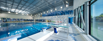 Press kit | 558-03 - Press release | Expansion of Centre sportif J.-C. Malépart - Saia Barbarese Topouzanov Architectes - Institutional Architecture - Photo credit: Marc Cramer