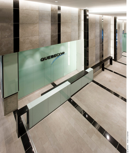 Dossier de presse | 602-09 - Communiqué de presse | Siège social de Quebecor - Groupe IBI-CHBA / Le Groupe Arcop architectes en consortium (Lemay) - Architecture commerciale - Crédit photo : Marc Cramer