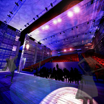 Press kit | 773-01 - Press release | Opéra-palette at the Prague Quadriennal of performance design and space in june 2011 - Jacques Plante & Pascale Pierre - Event + Exhibition - 2e option salle - Photo credit: Alexandre Guérin