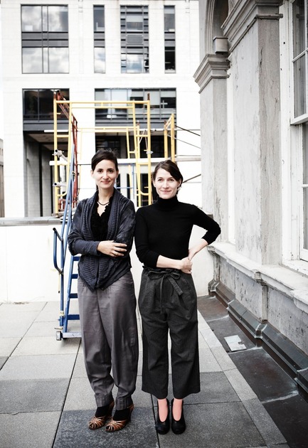 Press kit | 562-04 - Press release | Mouna Andraos and Melissa Mongiat, 2010 recipients of the Phyllis Lambert Design Montréal Grant - Bureau du design - Ville de Montréal - Competition - Photo credit: Mathieu Rivard