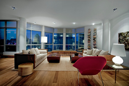Press kit | 625-09 - Press release | Penthouse Downtown Montreal - Desjardins Bherer - Residential Interior Design - Photo credit: André Doyon