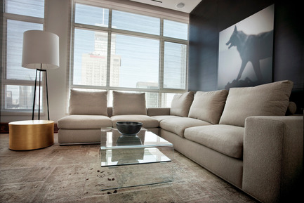 Press kit | 625-09 - Press release | Penthouse Downtown Montreal - Desjardins Bherer - Residential Interior Design - Photo credit: André Doyon