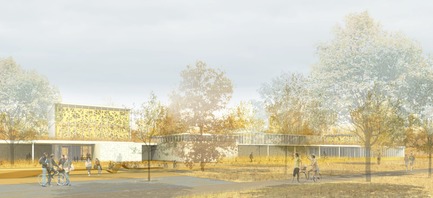 Dossier de presse | 721-03 - Communiqué de presse | Présentation au concours pour la bibliothèque de Saint-Laurent - Chevalier Morales / FABG - Concours - Crédit photo : Chevalier Morales architectes