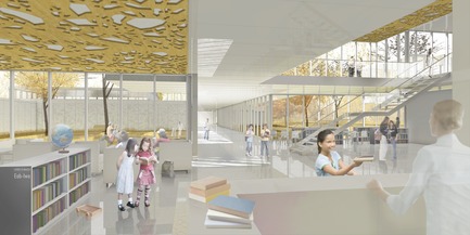 Dossier de presse | 721-03 - Communiqué de presse | Présentation au concours pour la bibliothèque de Saint-Laurent - Chevalier Morales / FABG - Concours - Crédit photo : Chevalier Morales architectes