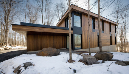 Dossier de presse | 759-01 - Communiqué de presse | Résidence du Mont-Saint-Hilaire - Blouin Tardif Architecture-Environnement - Architecture résidentielle - Crédit photo : Steve Montpetit