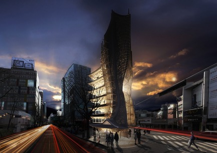 Dossier de presse | 1127-02 - Communiqué de presse | Winner of the 2014 eVolo Skyscraper Competition Vernacular Versatility - Yong Ju Lee - Concours - Winner of the 2014 eVolo skyscraper competition Vernacular VersatilityYong Ju Lee