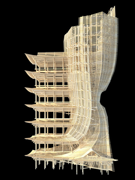 Dossier de presse | 1127-02 - Communiqué de presse | Winner of the 2014 eVolo Skyscraper Competition Vernacular Versatility - Yong Ju Lee - Concours - Winner of the 2014 eVolo skyscraper competition Vernacular VersatilityYong Ju Lee