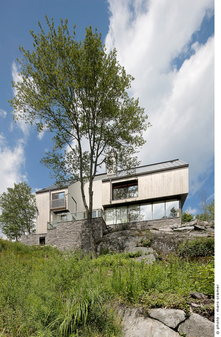 Dossier de presse | 721-04 - Communiqué de presse | La résidence Thibault, une alternative à la nostalgie - Chevalier Morales - Architecture résidentielle - Crédit photo : Marc Cramer