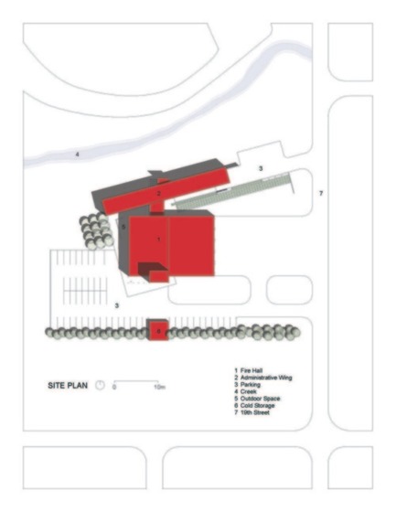 Dossier de presse | 816-01 - Communiqué de presse | Brandon Firehall no.1 - Cibinel Architects - Architecture commerciale - Crédit photo : Cibinel Architects