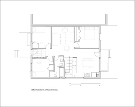 Press kit | 1105-03 - Press release | One-Story House in the City - Building on the inside - Anik Péloquin architecte - Residential Architecture - Photo credit: 







Anik Peloquin