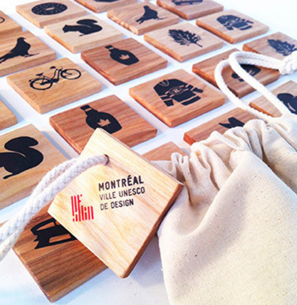 Press kit | 562-42 - Press release | The CODE SOUVENIR MONTRÉAL pop-up store: Showcasing Montréal creativity at its best! - Bureau du design - Ville de Montréal - Product - JULES MON POISSON BULLE&nbsp;<br>Designer : Isabelle Aubut&nbsp;<br>Nom du produit : Jeu « Montréal je me souviens »&nbsp; - Photo credit: JULES MON POISSON BULLE&nbsp;